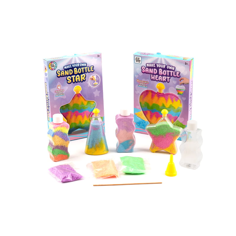 TIE-DYE, křída, barevný písek, hračky pro kutily